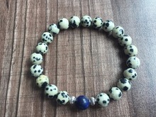 8MM DalmatianJasper Bracelet lapis lazuli Bracelet Prayer Yoga Mala Beads Bracelets Round Beads Bracelets For Women And Men 2024 - buy cheap
