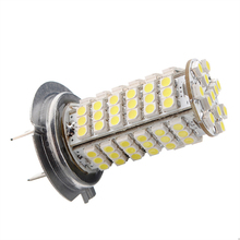 2 x Hot Sales 120 SMD H7 Car Automotive Day Running Light LED DRL Lamp Socket Rear Fog Lamp Bulb White 2024 - buy cheap