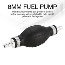 Bomba de combustível diesel, 8mm, linha manual, água, líquido, primer, lâmpada de gás, gasolina, automóveis, barco, borracha de transferência de carro, alumínio 2024 - compre barato