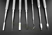 Herramientas dentales, Escala de esqueleto, cuchillo de hueso de acero, herramienta de extracción de implante Dental de borde ultrafino 2024 - compra barato