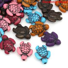 Acrylic Spacer Beads Tortoise Mixed About 18mm( 6/8") x 15mm( 5/8"), Hole: Approx 1.8mm, 20 PCs new 2024 - buy cheap