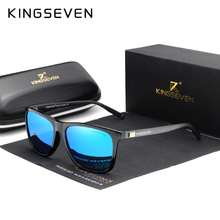 Kingseven-óculos de sol, modelo com armação de alumínio, lentes polarizadas, acessório feminino 2024 - compre barato