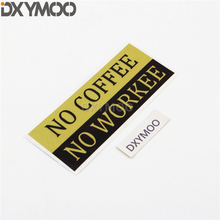 2PCS Motorcycle Helmet Bike Sticker Funny No Coffee No WORKEE Auto Truck Window Car Styling Decal 2024 - buy cheap