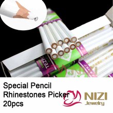 Rhinestone Picker Dotting Pencil For Picking Up Stones And Nail Things 20pcs Nail Art Decoration Tools Rhinestones Pickup Pens 2024 - buy cheap