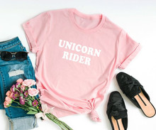 Camiseta con estampado de unicornios para adolescentes, camisa con refranes, Tumblr, divertida, gráfica, unisex 2024 - compra barato