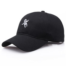 Gorras de béisbol con bordado de astronauta para hombre y mujer, gorra de béisbol de algodón transpirable, ajustable, lisa, curvada, para el sol, BQ021 2024 - compra barato