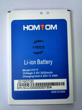 Original homtom ht17 pro bateria 3000mah para homtom ht17 pro 4g lte celular 5.5 Polegada mtk6737 quad core-frete grátis 2024 - compre barato