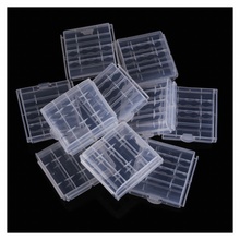 10x Plastic Case Holder Storage Box Cover for Rechargeable AA AAA Batteries 2024 - buy cheap