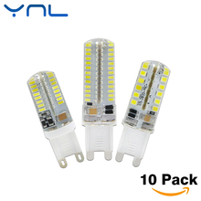 YNL 10pcs/lot LED G9 Lamp AC 220V 7W 9W 10W G9 LED Bulb SMD2835 3014 48 64 104LEDs Lampada LED 360 degrees Replace Halogen Bulb 2024 - buy cheap