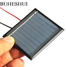 BUHESHUI 5 в 60 мА солнечная батарея + кабель/провод поликристаллическая Солнечная Панель зарядное устройство для 3,7 В 53*60 мм исследование эпоксидной смолы 100 шт бесплатная доставка 2024 - купить недорого