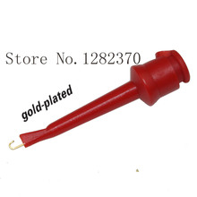 [SA] TC2135G de alta calidad cobre plateado oro nylon rápido gancho de prueba de soldadura dorada -- 50 unids/lote 2024 - compra barato