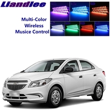 LiandLee-alfombrillas de Interior de coche, ambiente decorativo para asientos, Accent, luz de neón ambiental para Chevrolet Joy 2024 - compra barato