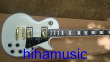 new A guitars white beautiful custom guitar 1 fret end binding 2 ebony fretboard binded 3 one piece neck Mahogany free shipping 2024 - buy cheap