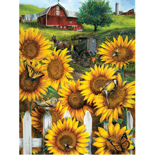 GLymg-pintura de diamantes bordado artesanía artesanal, Kits de flores de girasol, pedrería brillante 5d, pintura de diamantes, regalo, decoración de arte de pared 2024 - compra barato