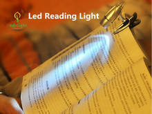 Led Reading Book Light Reader letter Clips style of calligraphy script Convenient 1W Save Low Power Bullet size clamp Free Shipp 2024 - buy cheap