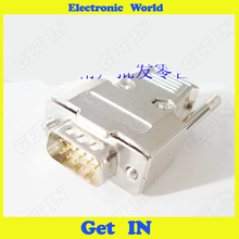 5pcs 3U Gold Plated D-Sub Connector DB 15 Pin Male End VGA In-line Metal Housing 3 Row 15 Pin Solid Plug 2024 - buy cheap