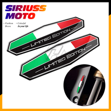 3D Motorbike Decals Italy Flag Sticker Italia Limited Edition Stickers Car Tail Body Sticker 2024 - buy cheap