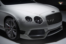 Accesorios de coche VRS de fibra de carbono estilo parachoques delantero apto para Bentley GT parachoques delantero labio coche-estilo 2024 - compra barato