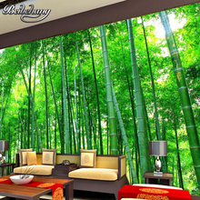 Beibehang  Custom Photo Wallpaper 3D Stereo Natural Landscape Bamboo Wallpaper Living Room Background decorative wallpaper 2024 - buy cheap