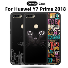 Jurchen-capa para celular, capa de silicone macio, cobertura traseira, LDN-LX2 y7 prime 2018 2024 - compre barato