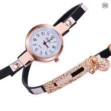 Fashion Women Charm Wrap Around Leatheroid Quartz Wrist Watch Relogio Feminino Women Watches Reloj Mujer Bayan Kol Saati 2024 - buy cheap