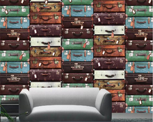 Обои 3d на стену Европейский 3D обои для домашнего декора чемодан ТВ фон обои для стен в рулонах 2024 - купить недорого