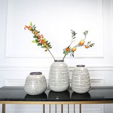 Vaso de cerâmica rachado para decoração de casa, vaso de cerâmica artesanal esmaltado 2024 - compre barato