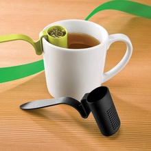 Colador de té de hojas de especias a base de hierbas, filtro de seguridad de plástico, Infusor de té, utensilios de cocina para bebidas, 1 ud. 2024 - compra barato