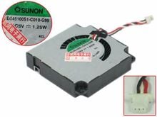 Sunon EG45100S1-C010-G99 dc 5v 1.25w ventilador de refrigeração do portátil do servidor de 3 fios 2024 - compre barato