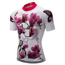 Women Flower Pro Cycling Jersey CyclingJersey Bicycle Jersey Cycling Clothing MTB Mountain Bike Clothes Jersey Breathable Jersey 2024 - buy cheap