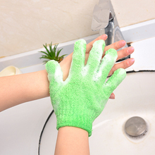 1 par de guantes para fregar la ducha, exfoliante, esponja corporal, masaje de ducha 8A1130 2024 - compra barato