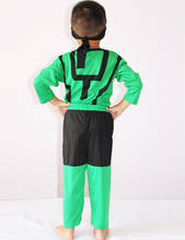Green Lantern Costume Halloween Costume for 3-7 Years Boy Party Cosplay Costume Kids Long Sleeve Clothing Set 2024 - buy cheap