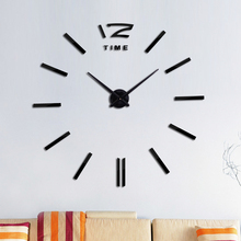 Fashion design Diy acrylic mirror large wall clock quartz watch still life clocks modern living room home decoration stickers 2024 - buy cheap