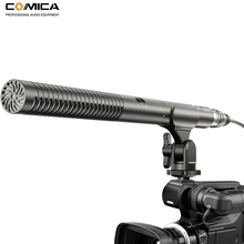 Comica CVM-VP2-Micrófono de escopeta supercardioide, condensador, XLR, para cámara Nikon, Panasonic, Canon 2024 - compra barato
