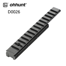 ohhunt Hunting Accessories Extension Dovetail Rail 11mm to 20mm Picatinny Weaver Rail Adapter Scope Rail Mount 2024 - buy cheap