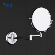 FRAP Bath Mirrors modern bathroom make up mirrors magnification mirrors with extend arm wall mounted chrome bathroom accessories 2024 - buy cheap