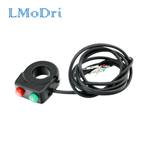 LMoDri-Interruptor de Faro de 12V, conjunto de interruptor de manillar de botón de encendido y apagado negro para motocicleta 2024 - compra barato