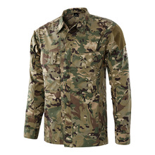 Tactical Men Outdoor Camouflage Fishing Shirt Climbing Cycling Wear Military Training Hiking Clothes Male Hunting Quick-dry Top 2024 - buy cheap