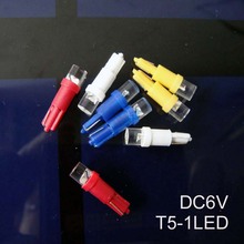 High quality,DC6.3V T5 led,T5 Pilot light,T5 led,T5 Indicator light,T5 light,w3w Signal light,T5 wedge 6v,free shipping 10pc/lot 2024 - buy cheap