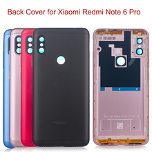 Original Back Battery Housing Cover For Xiaomi Redmi Note 6 Pro Global Case Replacement Parts Power Volume Buttons + Camera Lens 2024 - buy cheap