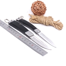 Mini Folding Knife Tactical Survival Hunting Pocket Knives 440 stainless steel Blade Outdoor Camping Rescue Knife EDC Tool 2024 - buy cheap