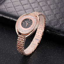 Cagarny Rose Gold Watch Women Watches Ladies Creative Steel Women's Bracelet Watches Female Clock Relogio Feminino Crystal Dial 2024 - buy cheap