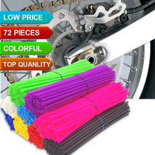 Motorcycle Dirt Bike Wheel Rim Spoke Skins Covers Wrap Tubes Decor Protector Pipe FOR HONDA CRF230 CRF250 CRF450 CRM250 XR250 2024 - buy cheap