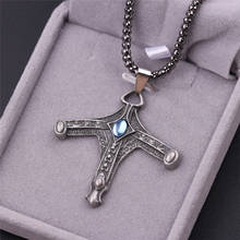 New Game BLOODBORNE Jewelry Necklace Vintage Cross Necklace&Pendants For Men Amulet Necklace Masculino Collar  Wholesale 2024 - buy cheap