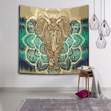 TUEDIO-Tapiz de elefante 3D, manta de Mandala rectangular, colgante de pared 3d, 150x130cm, 200x150cm, Tapiz indio, 1 ud. Por lote 2024 - compra barato