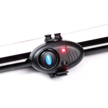 Hot Fishing Electronic LED Light Fish Bite Sound Alarm Bell Clip On Fishing Rod Black Tackle Fish Finder 2024 - buy cheap