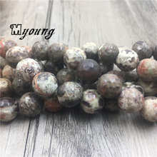Faceted Round Brown Ocean jaspers Beads,Sediment Jaspers Beads,Agates Beads For DIY Jewelry Making  MY1823 2024 - buy cheap