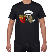 Я ваш папа, саркастическая графика, новинка, забавная футболка, Мужская хлопковая футболка с юмором, Мужская футболка с картофелем фри, мужская одежда 2024 - купить недорого