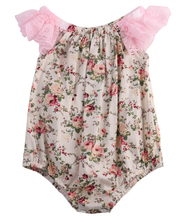 Newborn Infant Baby Girl Lace Patchwork Floral Romper Jumpsuit Outfits Sunsuit Clothes 2024 - buy cheap
