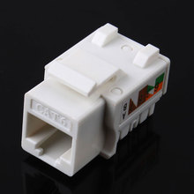 Conector Ethernet de red CAT6 RJ45 110 Punch Down Keystone, 1 Uds., #53089 2024 - compra barato